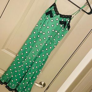 Jean Paul Gaultier Target Polka Dot Slip Dress